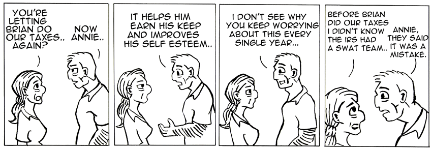 Brian does the taxes 1