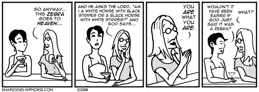 The One About the Zebra