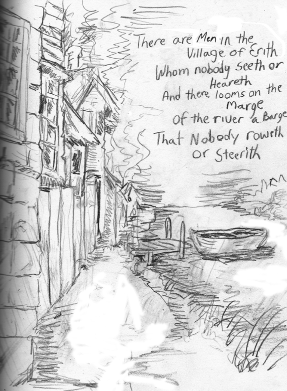 Sketch Challenge Day 25 - The Village of Erith
