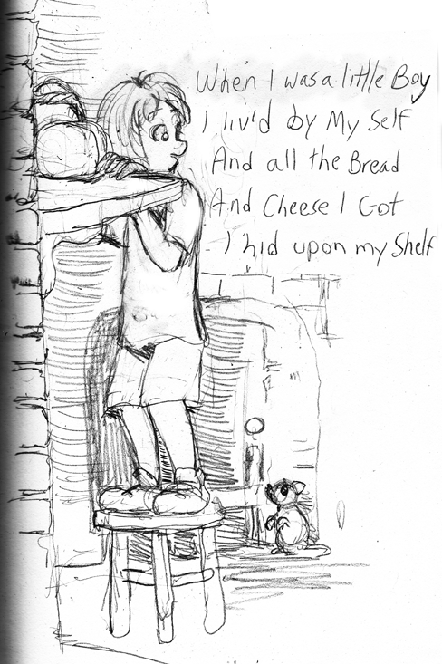 Nursery Rhyme Sketch Challenge, - "When I was a little boy"