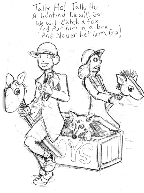 Sketch Challenge Day 61 - Tally Ho!