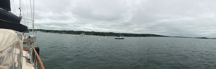 Visiting My Parents: A day on the Boat, panorama