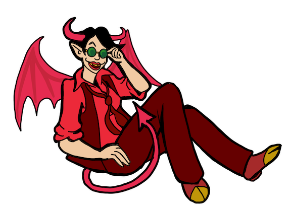 Nancy as a demon